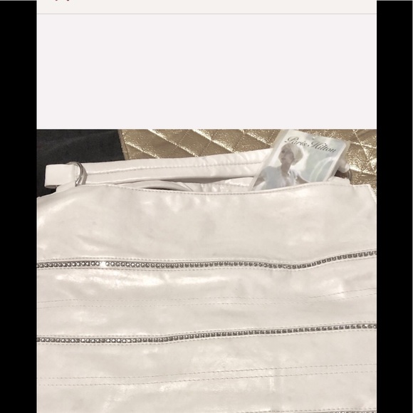 Paris Hilton💕Bling -white bag with rhinestones - Picture 3 of 3